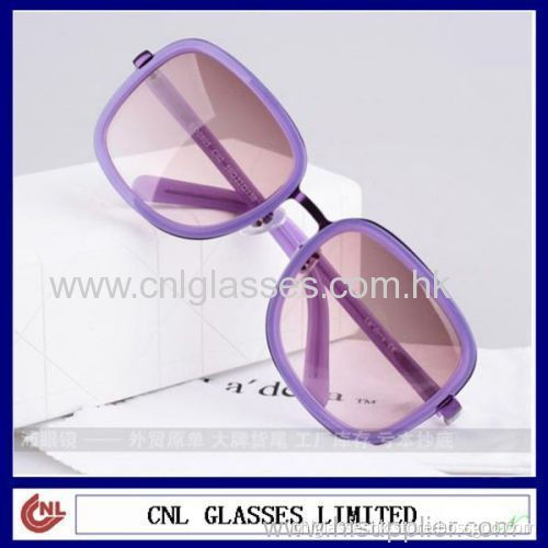 New Trend Multicolor Acetate Women Sunglasses Trade Shows (ld0805)